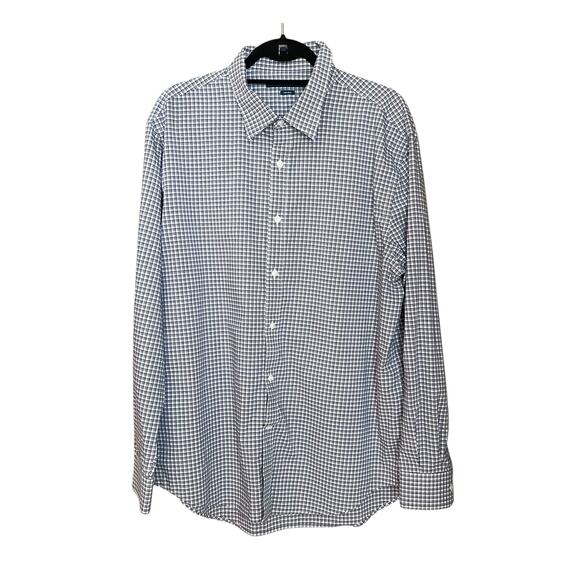 Perry Ellis XXL Non-Iron 100% Cotton Long Sleeve Button Down Shirt - Picture 2 of 10